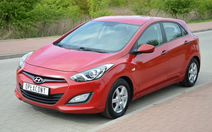 Hyundai I30 cena 28900 przebieg: 161238, rok produkcji 2012 z Płock małe 596